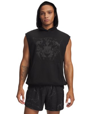 UA HB Run Fleece Men's Sleeveless Hoodie