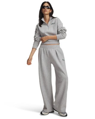UA Rival Fleece Pleated Varsity Women's Pants | Under Armour