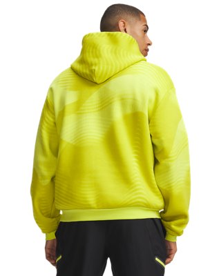 Мужское худи Under Armour UA Icon Fleece Printed, цвет: Светоотражающий — фото 2
