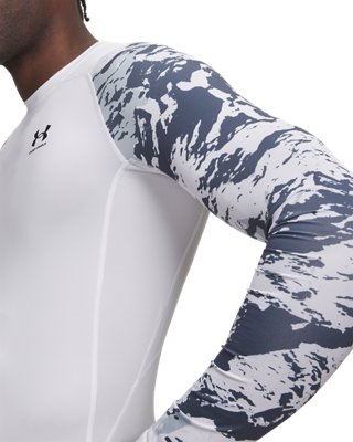 HeatGear® Compression Colorblock Men's Long Sleeve | Under Armour
