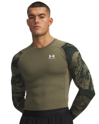 HeatGear® Compression Colorblock Men's Long Sleeve | Under Armour