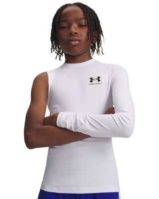 HeatGear® Asymmetrical Left Boys' Long Sleeve