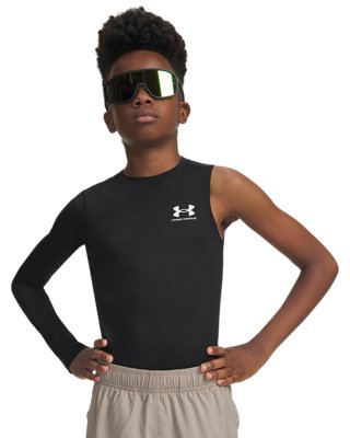HeatGear® Asymmetrical Right Boys' Long Sleeve