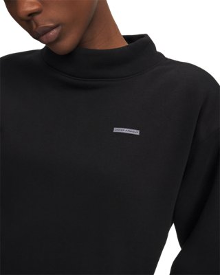 UA Icon Sama Fleece Mock - thumbnail 3