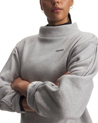UA Icon Sama Fleece Mock - thumbnail 6