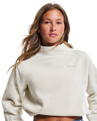 UA Icon Sama Fleece Mock - thumbnail 9
