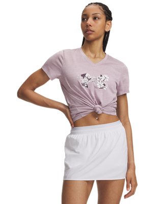 UA Tech Twist Floral Graphic Women's Short Sleeve