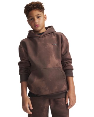 UA Icon Fleece Washed Boys' Hoodie