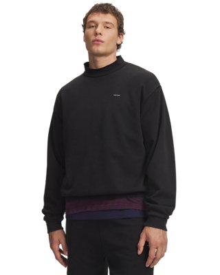 UA Icon Fleece Washed Mock - thumbnail 3