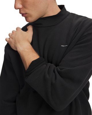 UA Icon Fleece Washed Mock - thumbnail 4