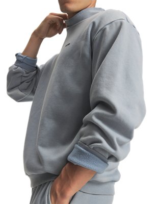 UA Icon Fleece Washed Mock - thumbnail 10