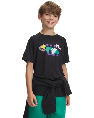 UA Patch Graphic Boys' Short Sleeve