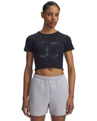 UA Rival Rib Graphic Women’s Baby T-Shirt from Under Armour - $40