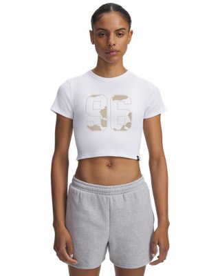 UA Rival Rib Graphic Women’s Baby T-Shirt from Under Armour - $40