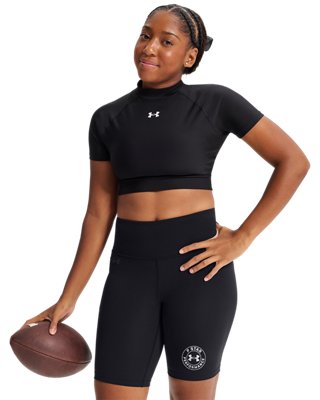 UA x P-Star Performance HeatGear® Women's Crop Mock Short Sleeve