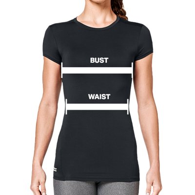 how to measure women's t shirt size