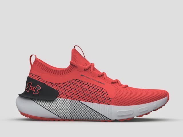 Under Armour HOVR Phantom Running Shoes Vibrant Red Size 10.5 Under Armour HOVR Phantom 1 Red White for sale | eBay main image 3