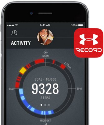 under armour record login