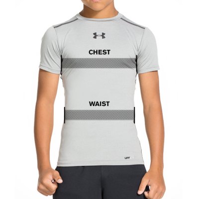 under armour loose fit size chart